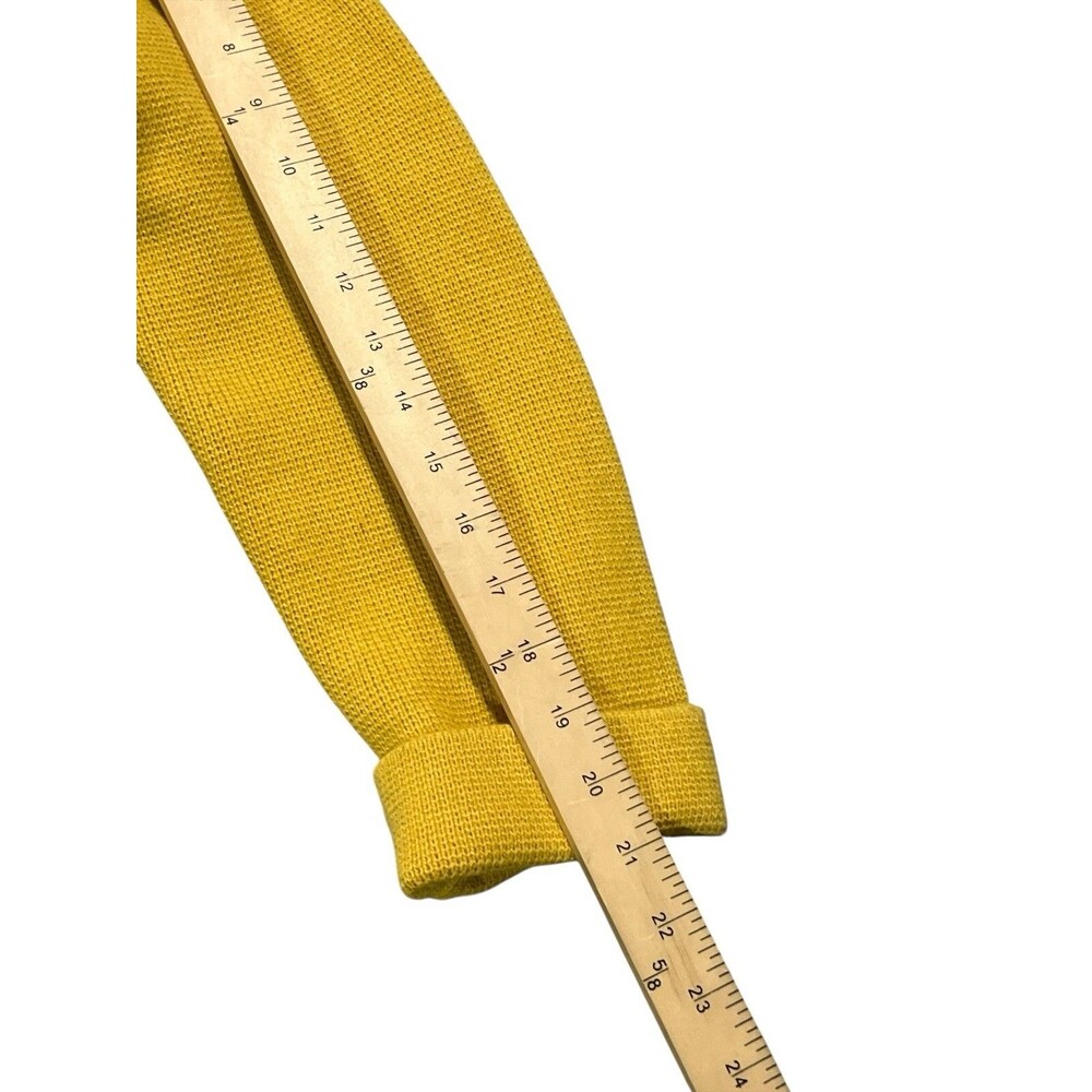 Talbots Milano Stitch Sweater Jacket Harvest Sun Yellow Size Medium Cardigan NWT - Picture 6 of 8